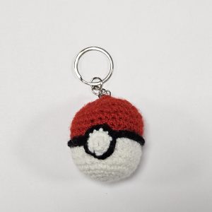 Χειροποίητο μάλλινο μπρελόκ Poké Ball
