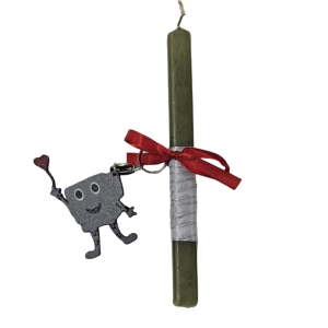 Λαμπάδα με μπρελόκ PCάκη 3D printed